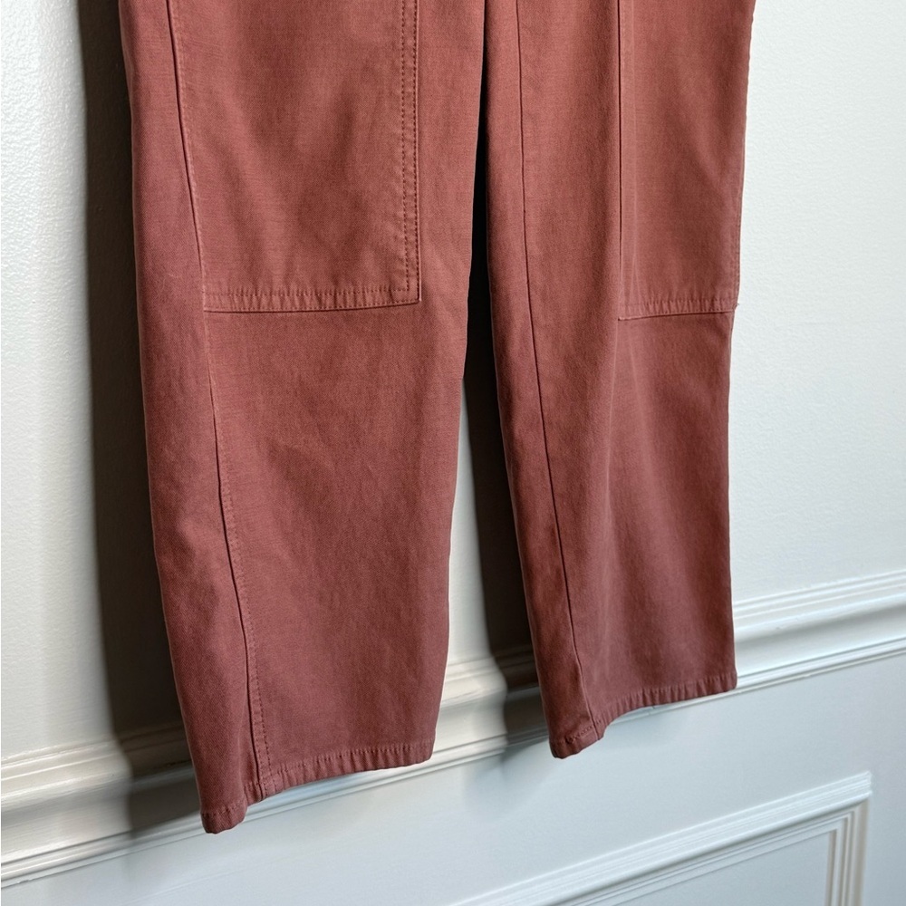 Aritzia Wilfred Free Brennan High Waisted Utility Pants Rose Mocha Womenβs Sz 8 - Picture 9 of 15